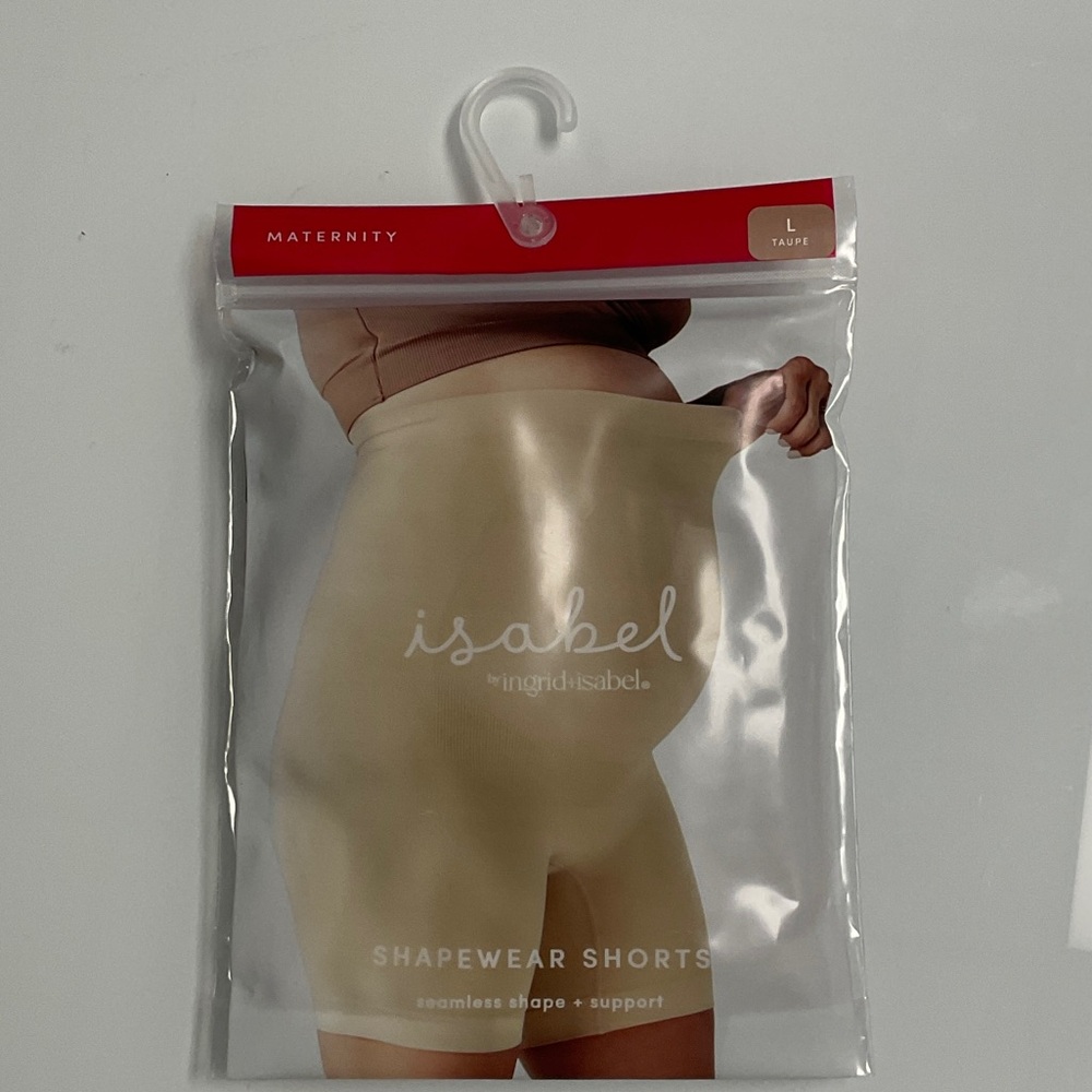 Isabel Maternity by Ingrid & Isabel Taupe Shapewear Shorts